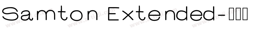 Samton Extended字体转换